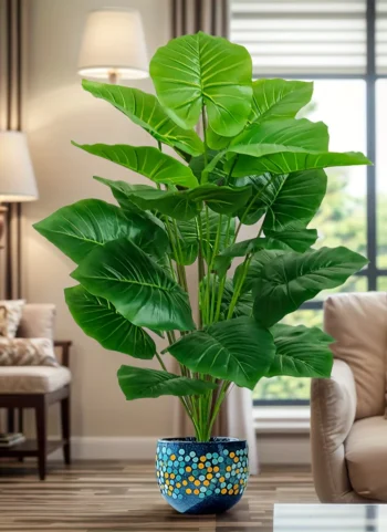 One Pcs 100cm Lifelike Artificial Palm Tree with 18 Leaves - Vibrant Green Faux Plant for Home Spring Decor Weddings Gardens - AliExpress 15