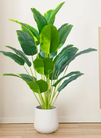 1pc Artificial Plants Large Tropical Palm Tree Fake Banana Plants Leaves Real Touch Plastic Monstera For Home Garden Party Decor - AliExpress 15