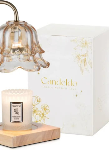 Candle Warmer Lamp with Timer: Flower Gold Candle Lamps Height Adjustable Wax Melt House Warming Gifts New Home Decor - AliExpress 15
