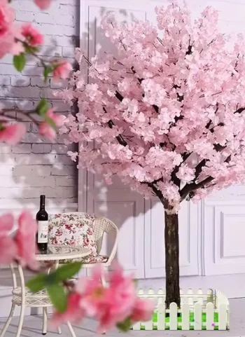 Artificial Pink Cherry Blossom Tree - Handmade for Indoor/Outdoor, Christmas, Garden, Home, Office, Party, Wedding (5ft/1.5m) - AliExpress 15